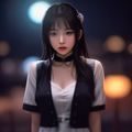 美剧之家资深编辑Mia的头像，年轻女性，短发，背景是城市夜景，显得精神干练